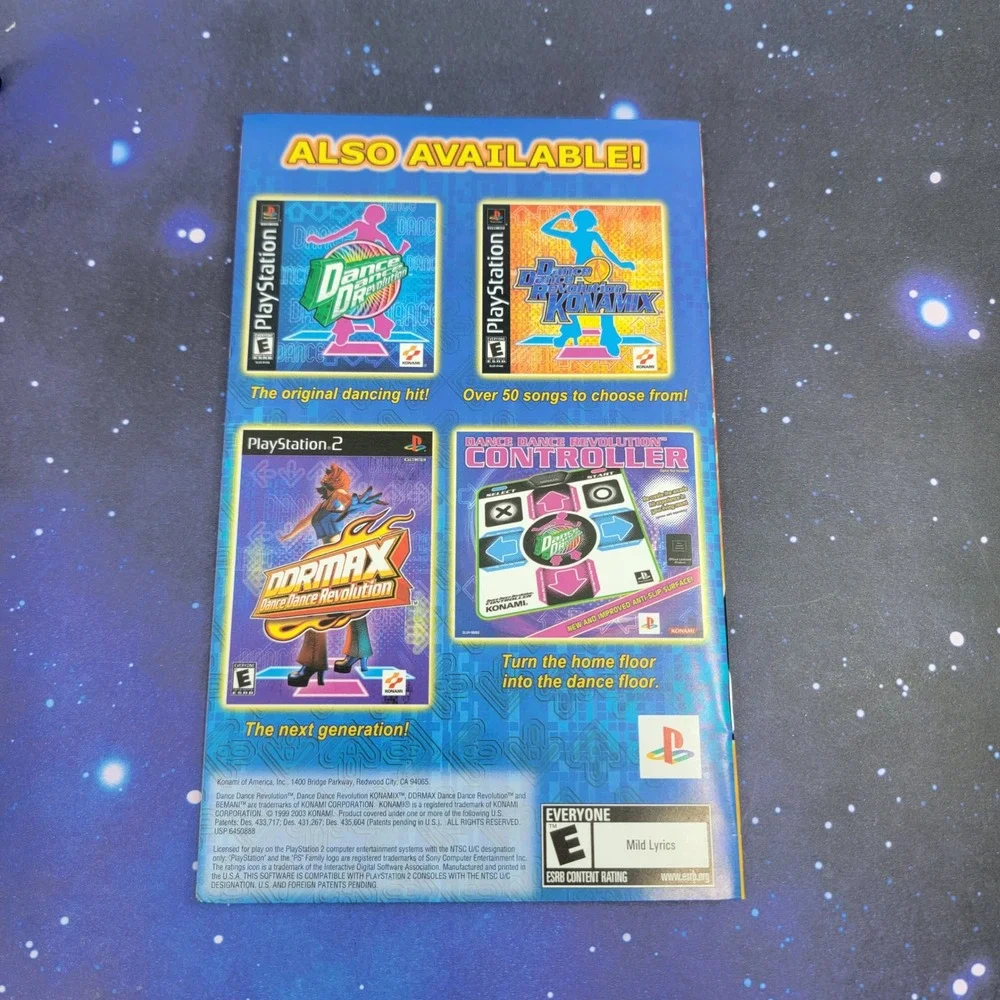 DDRMAX2 Dance Dance Revolution PS2 Konami PlayStation 2 Game SLUS-20711 CIB